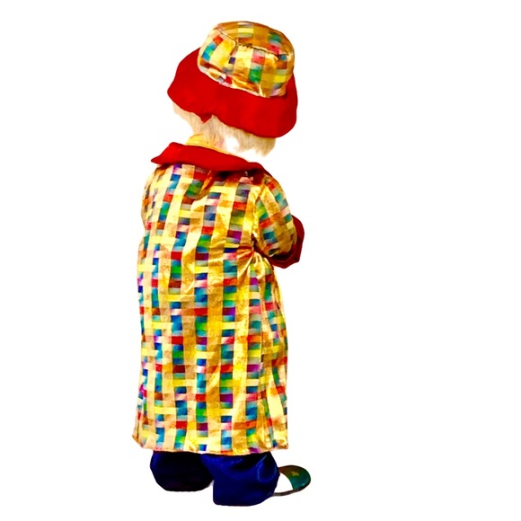 Vintage Musical Free Standing Clown That Moves - Picture 2 of 2